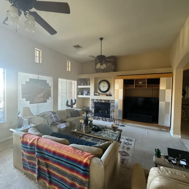 Dated 90s Style Living Room